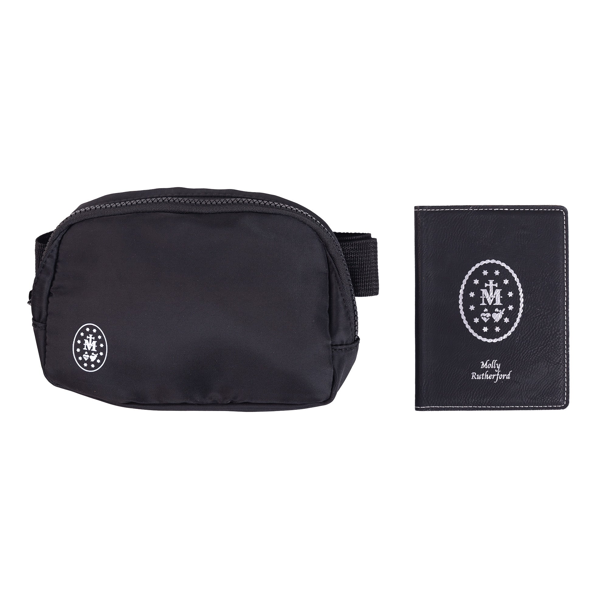 Miraculous Medal Passport Cover & Belt Bag Set - 2 Pieces