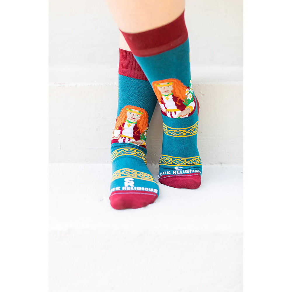 St. Dymphna Adult Socks
