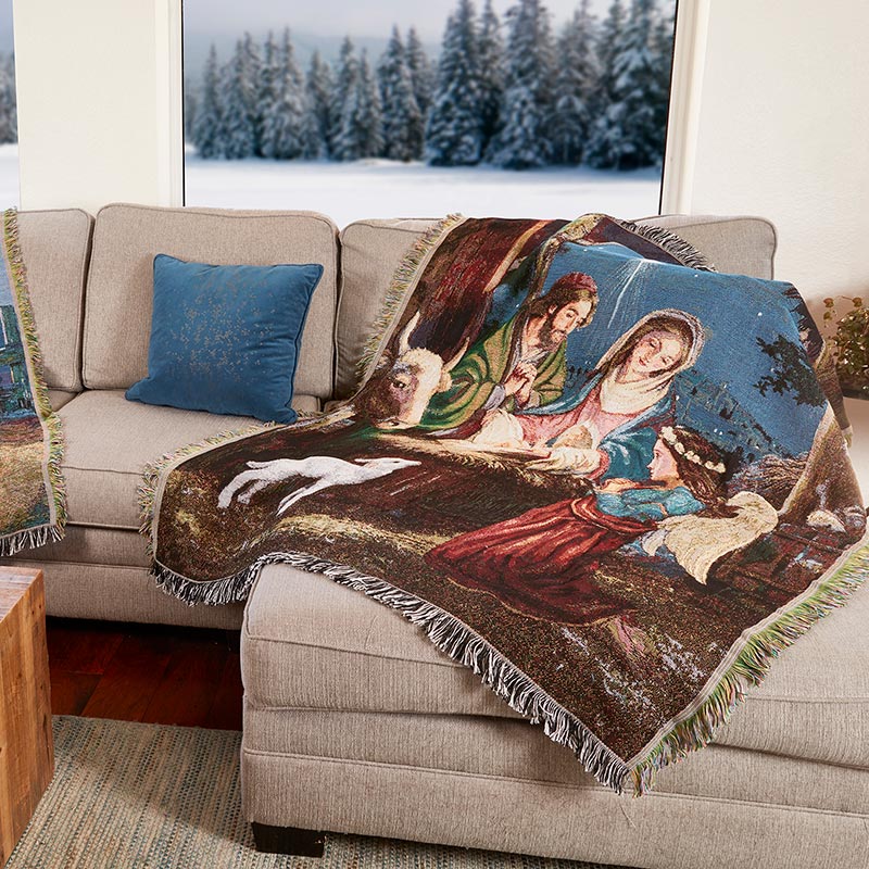 Holy Family Quilted Blanket NCU0TL1732