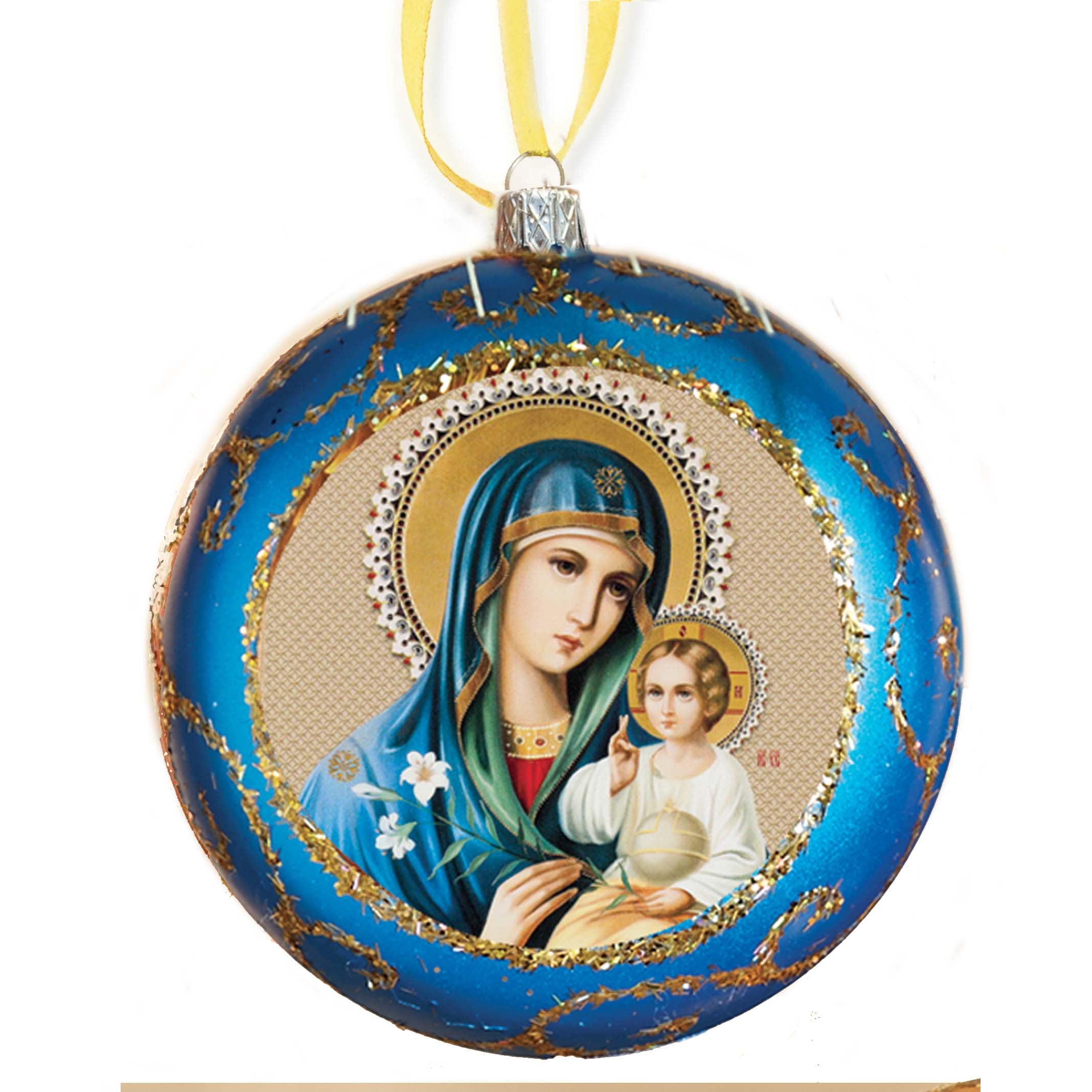 Eternal Bloom Christmas Icon Ornament