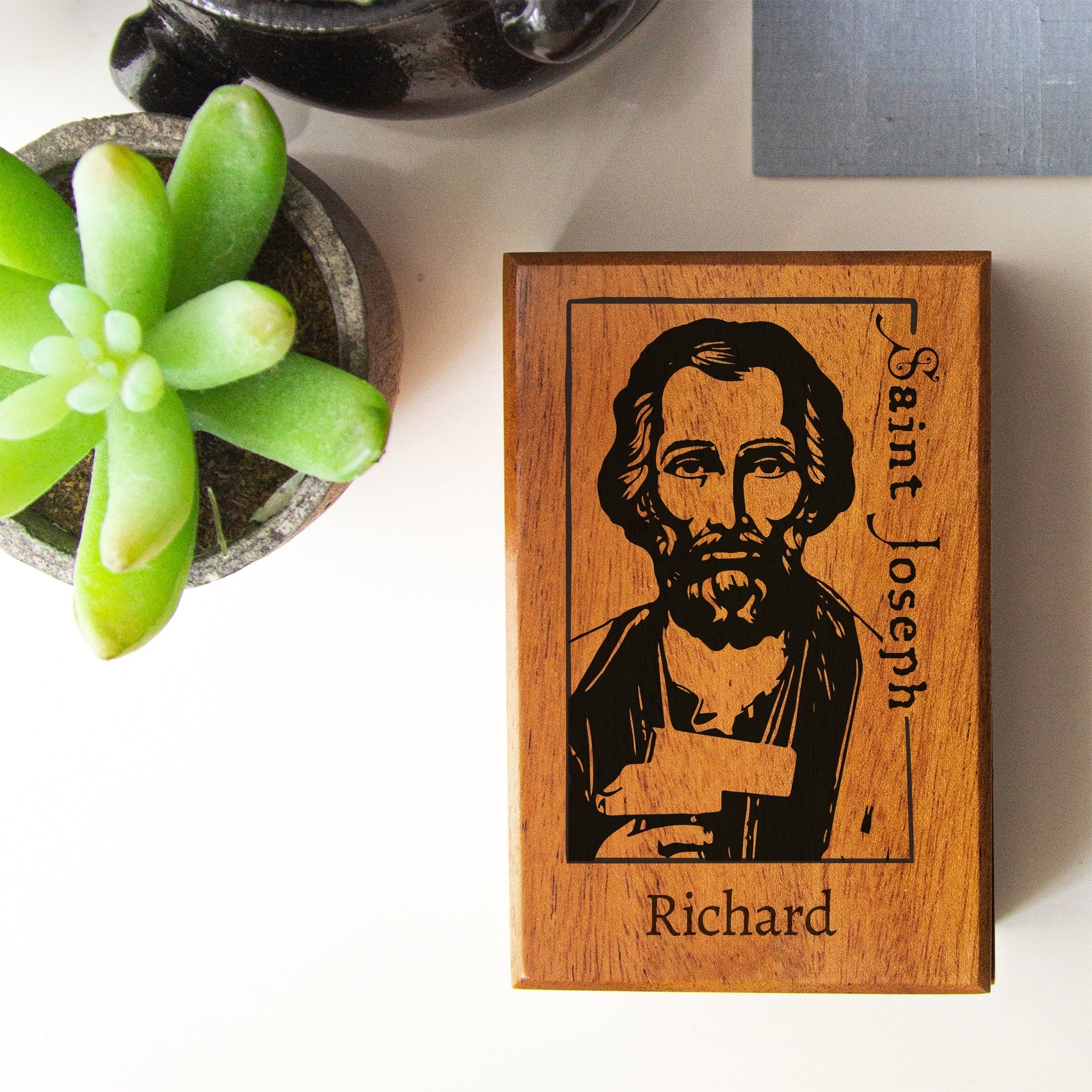 Personalized St. Joseph Keepsake Box