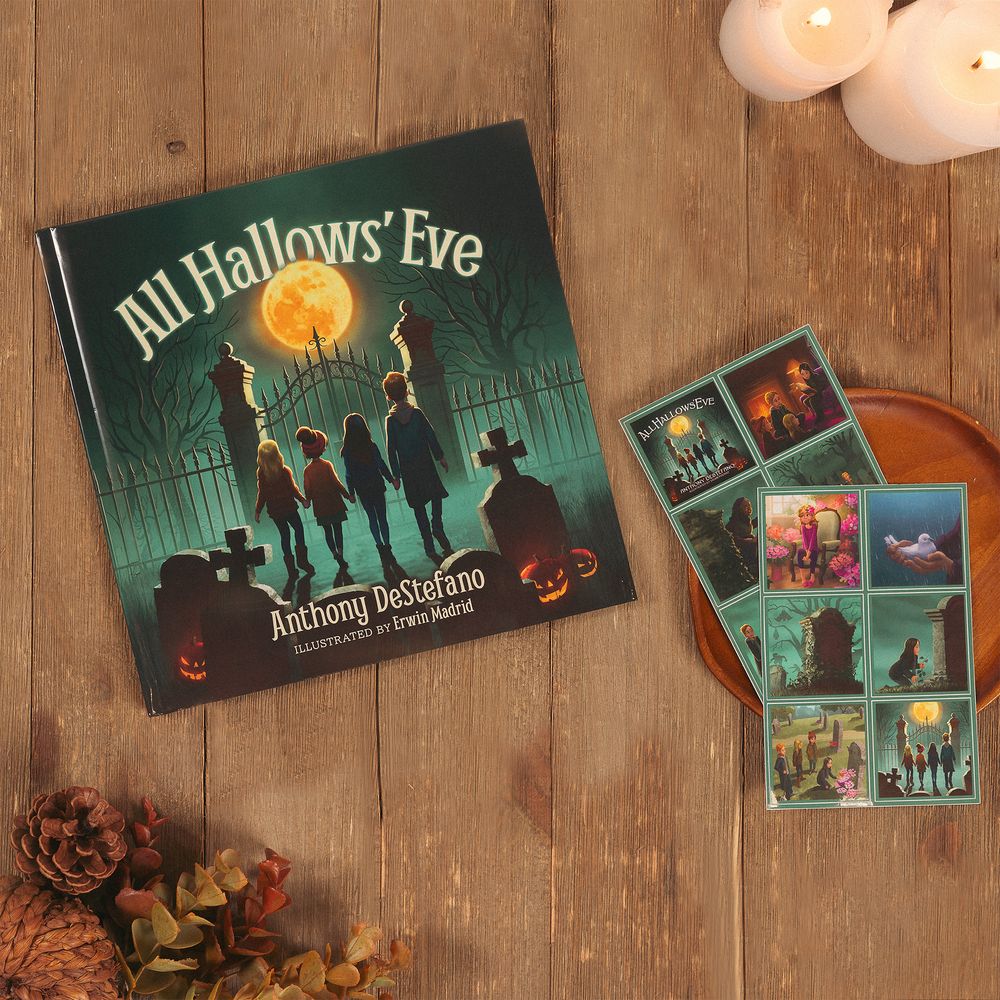 All Hallows Eve Book & Sticker Sheets Set