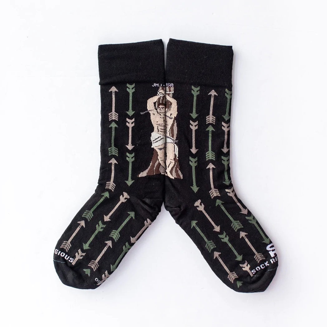 St. Sebastian Adult Socks