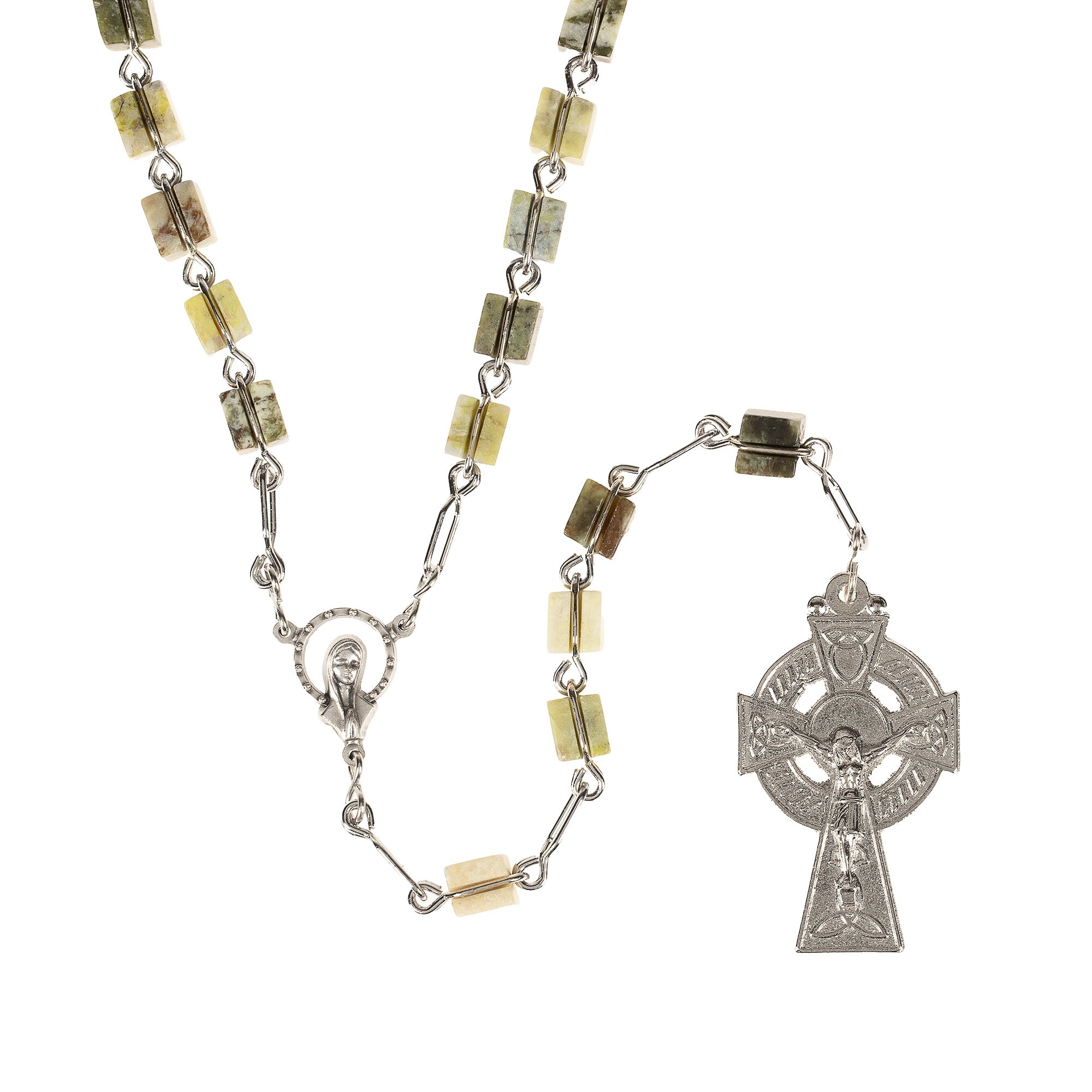 Genuine Connemara Marble Irish Rosary