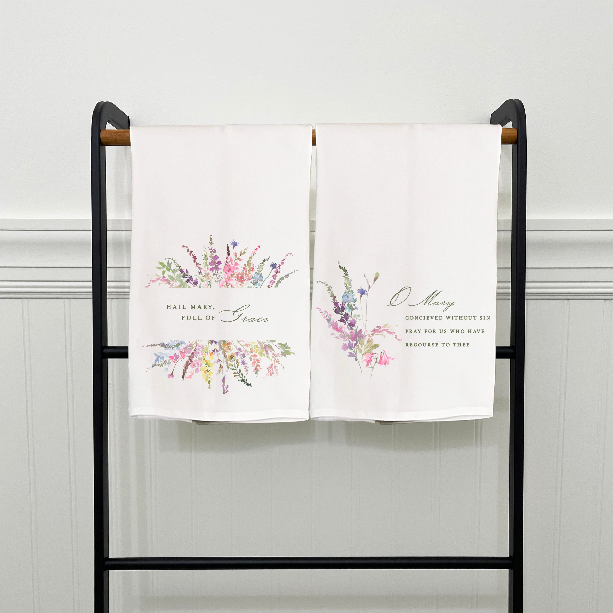 Marian Floral Dish Towels - Set of 2