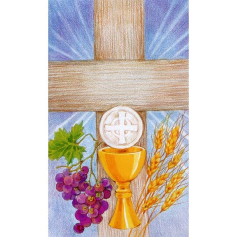 Eucharist Prayer Personalized Prayer Card (Priced Per Card)