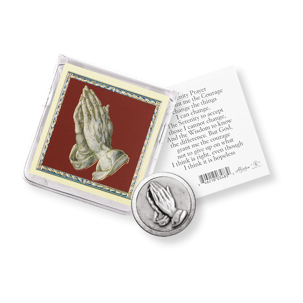 Serenity Prayer Pocket Coin & Prayer Card Set