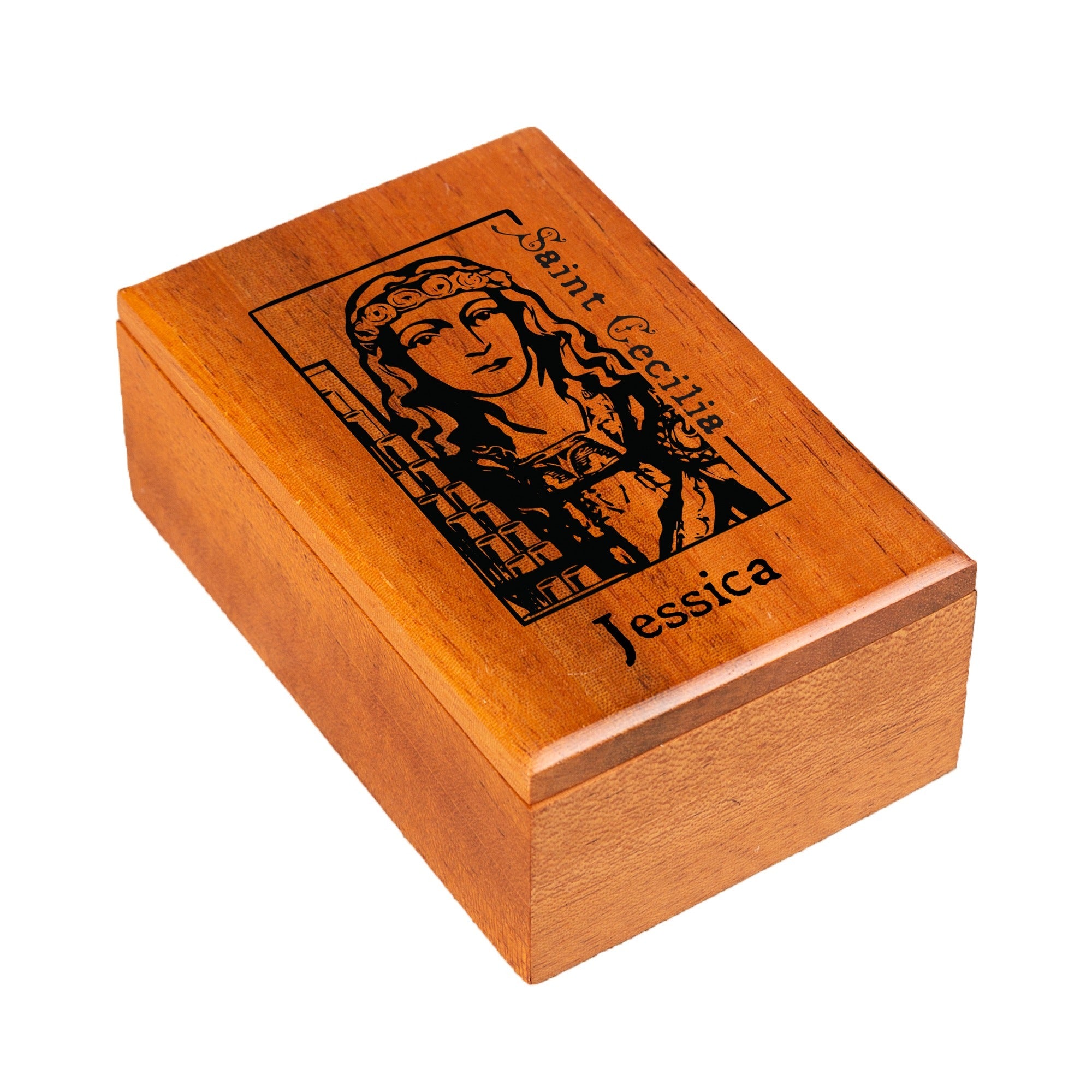 Personalized St. Cecilia Keepsake Box