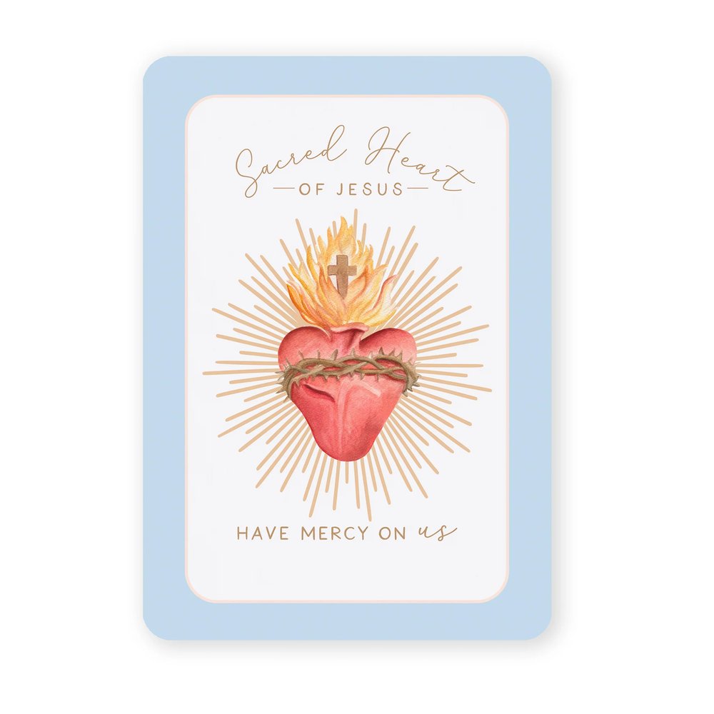 Efficacious Novena to the Sacred Heart Prayer Card
