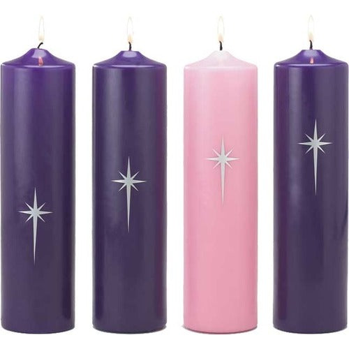 Star of Bethlehem Advent Pillars