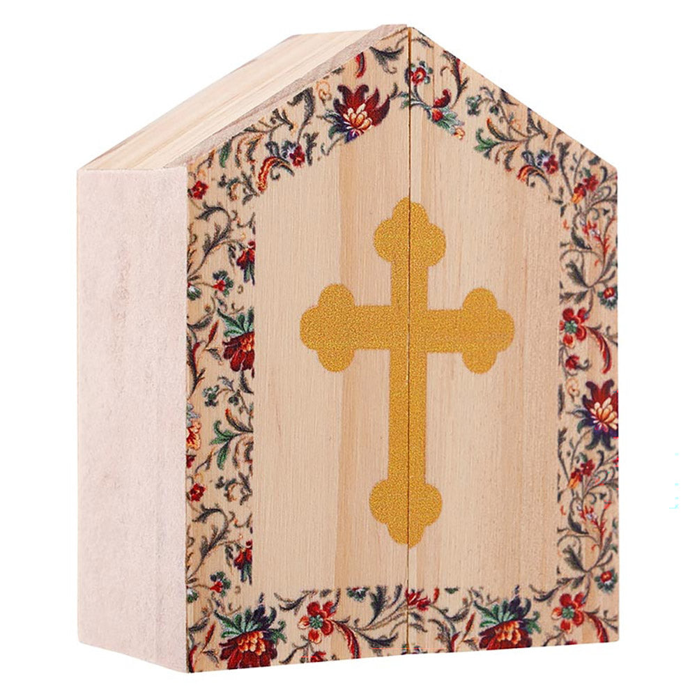 Our Lady of Guadalupe Miniature Wooden Triptych