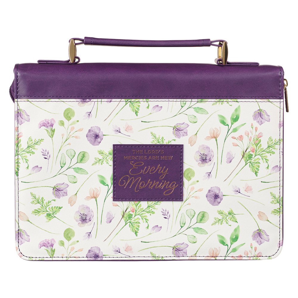 Lord's Mercies Floral Fashion Bible Cover