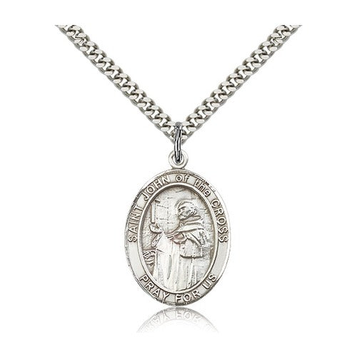 St. John of the Cross Pendant with Chain, Bliss, Sterling Silver display picture 2
