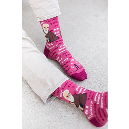 St. Padre Pio Adult Socks