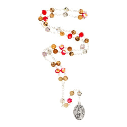 Swarovski & Bohemian Glass St. Michael Chaplet
