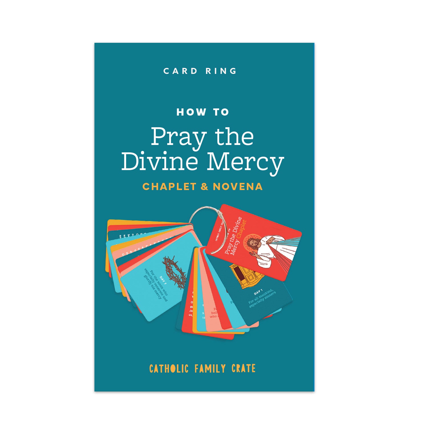 Divine Mercy Flip Card Ring
