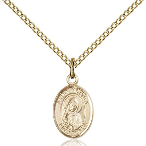 14kt Gold Filled St. Monica Petite Pendant