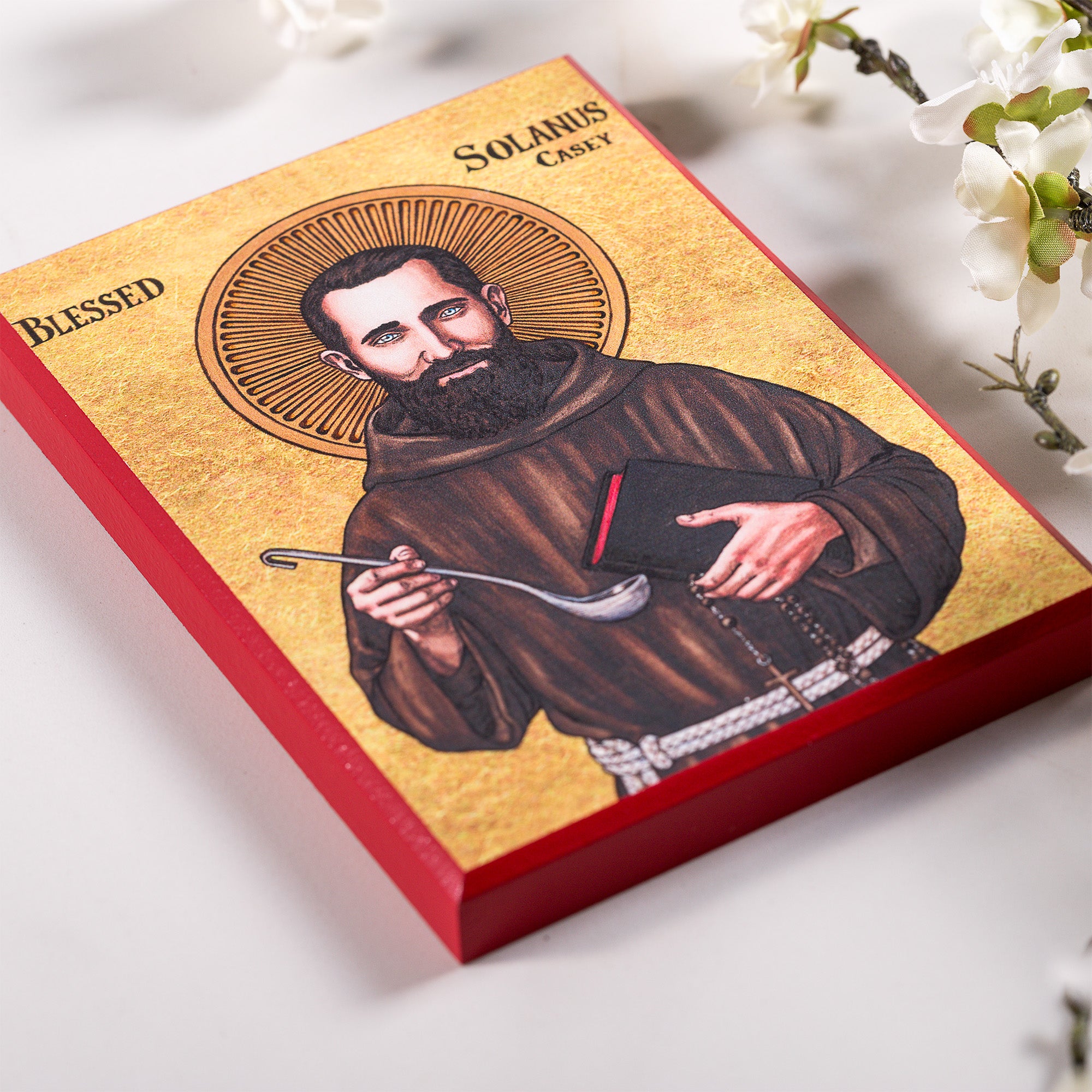 Bl. Solanus Casey Modern Icon Plaque - 5" x 7"