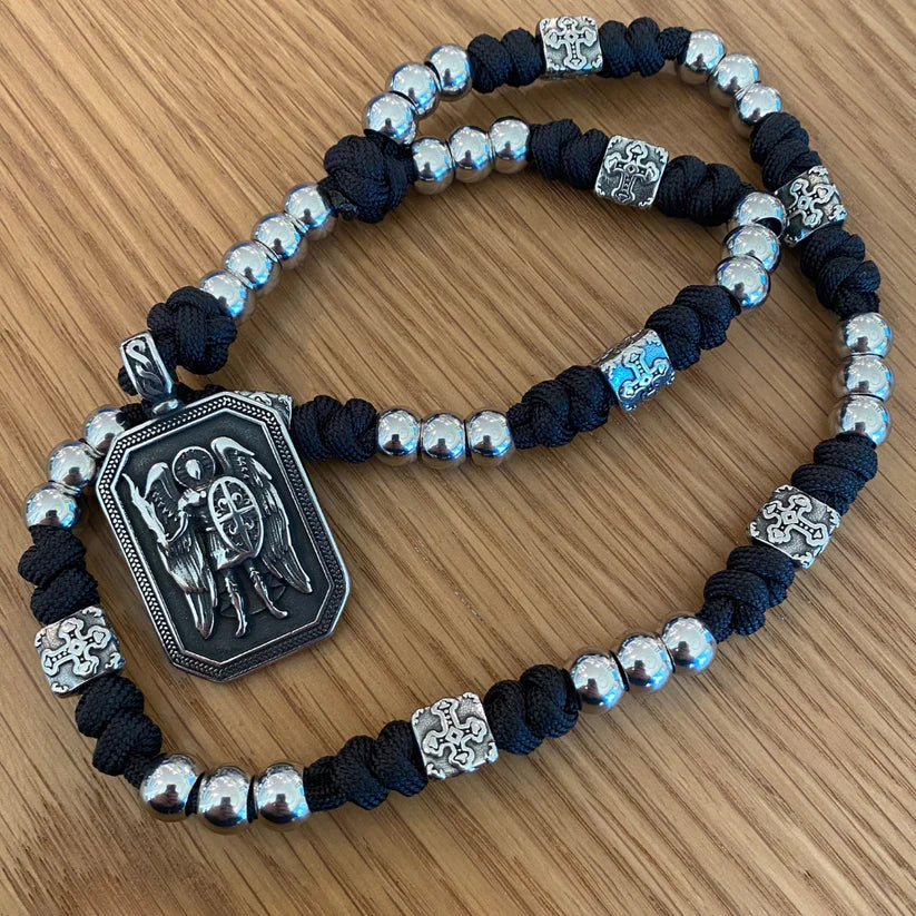 Deluxe Stainless Steel St. Michael Paracord Chaplet