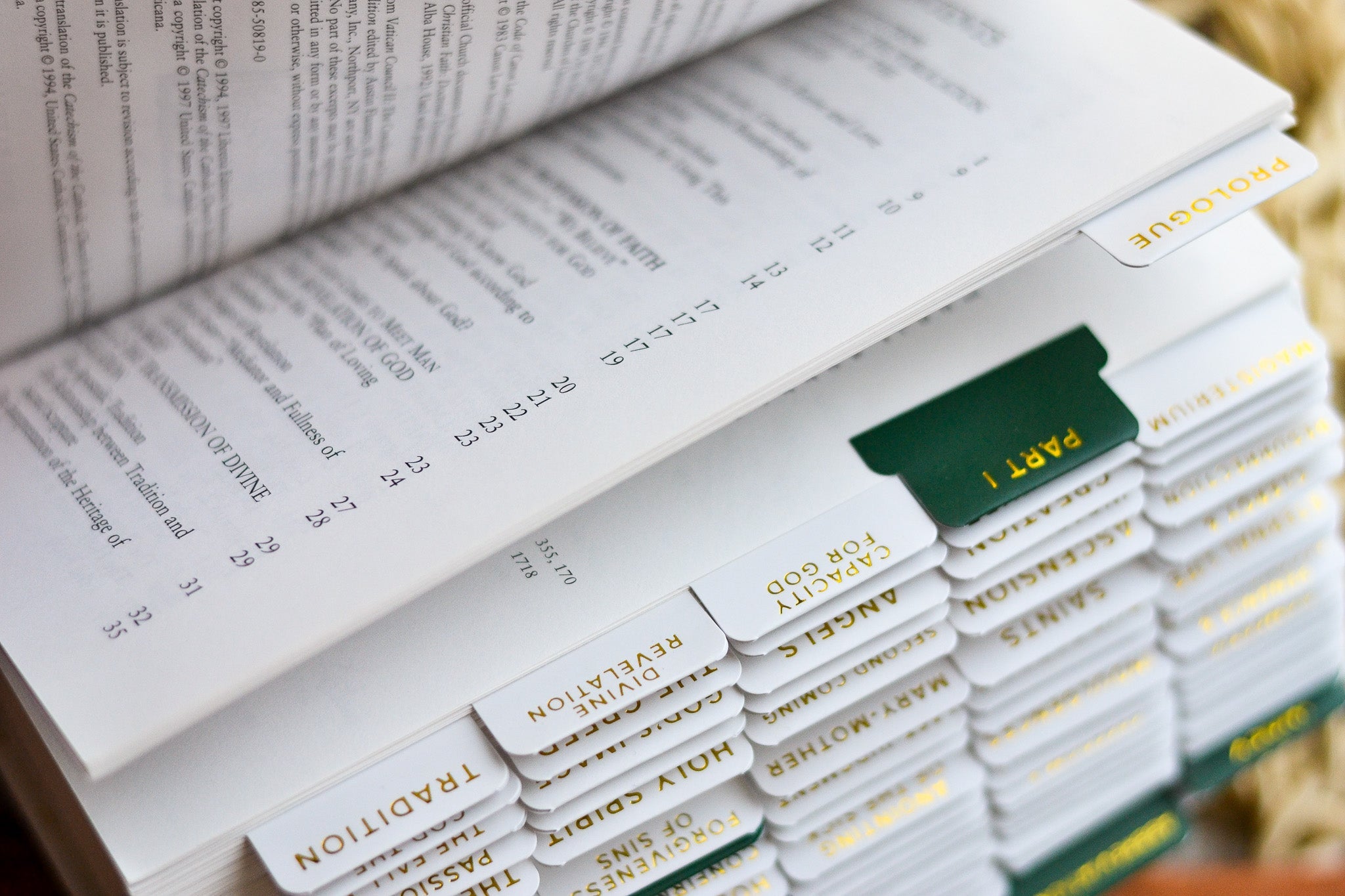 Catechism of the Catholic Church Tabs