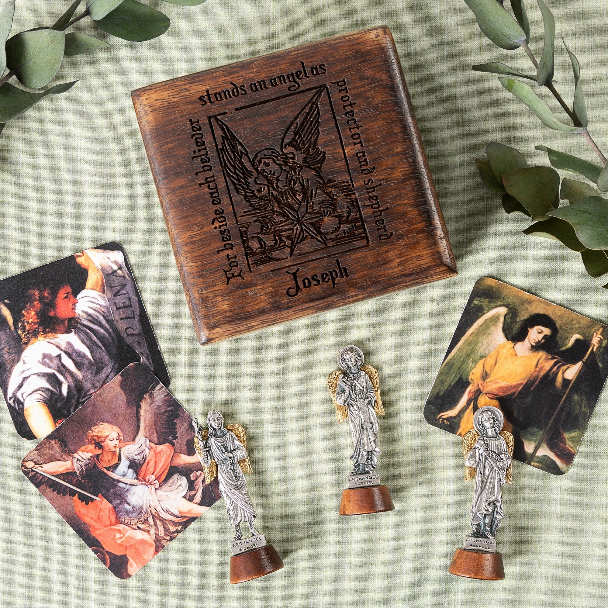 Personalized Archangels Saint Box