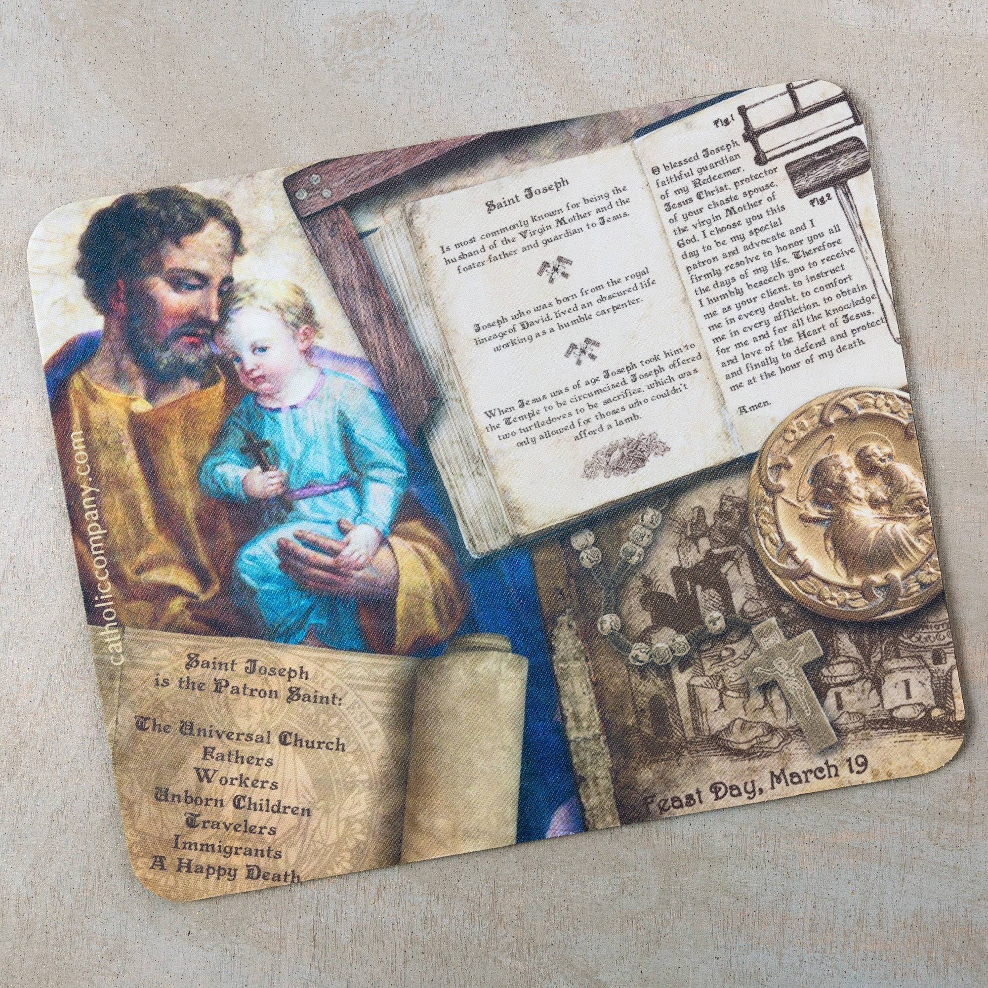 St. Joseph Story Mousepad