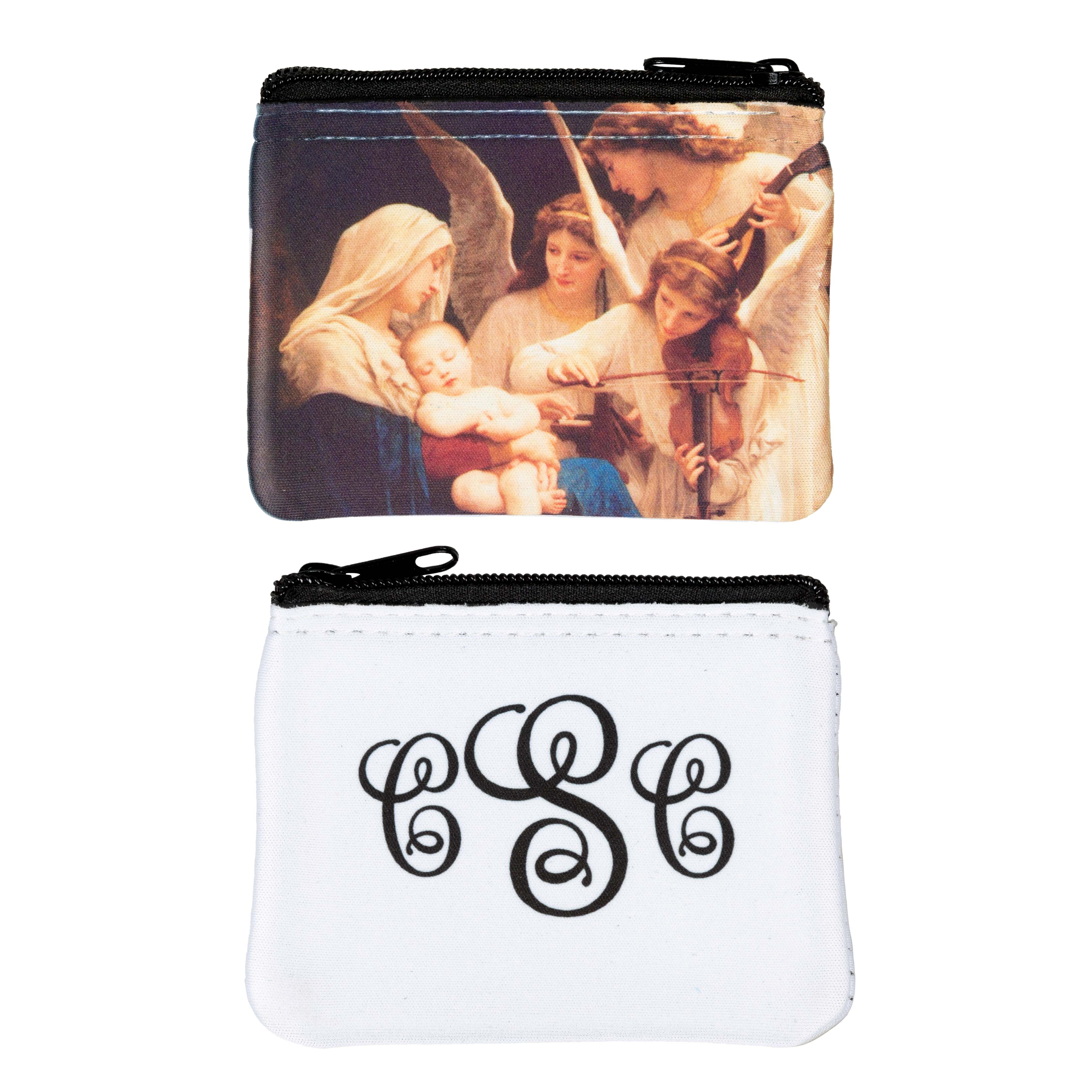 Personalized Song of Angels Rosary Pouch