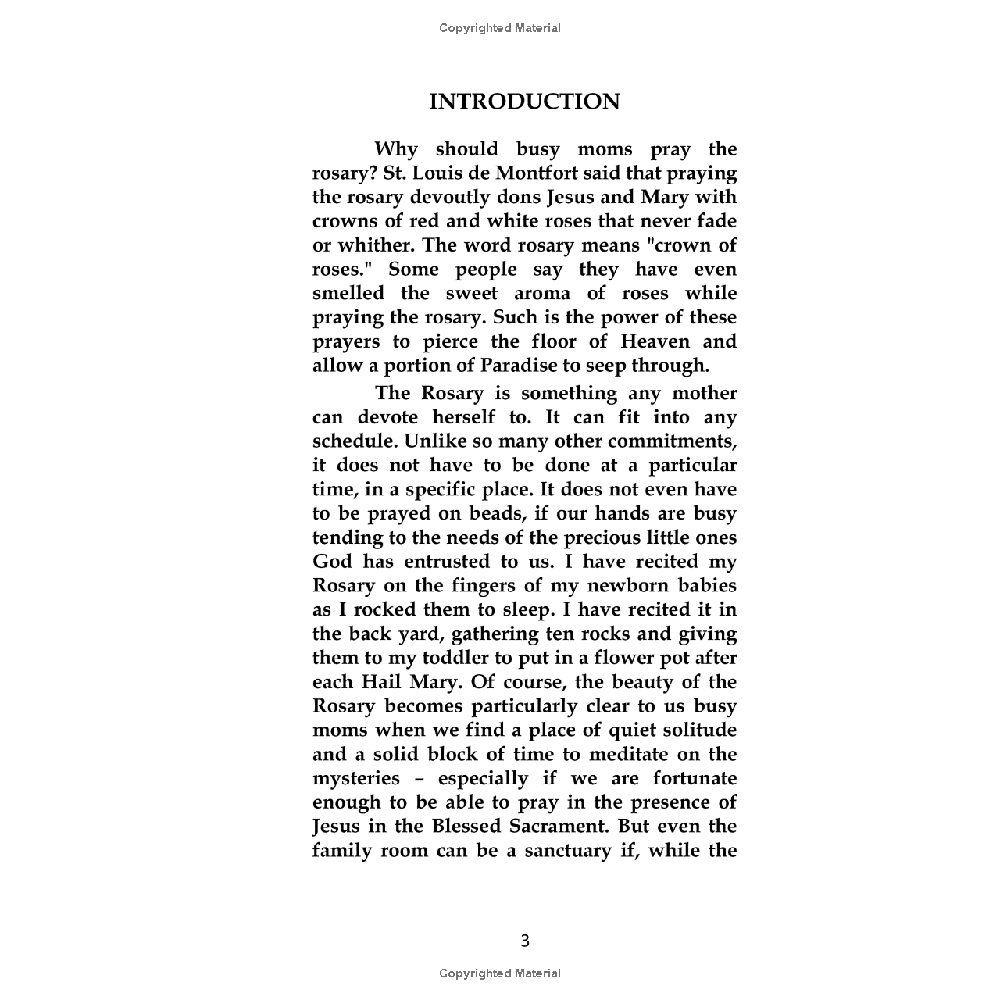 A Mother's Bouquet: Rosary Meditations for Moms