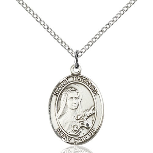 Sterling Silver St. Therese of Lisieux Pendant - 2507906