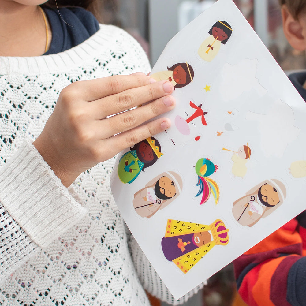 Advent Calendar & Reusable Nativity Sticker Set