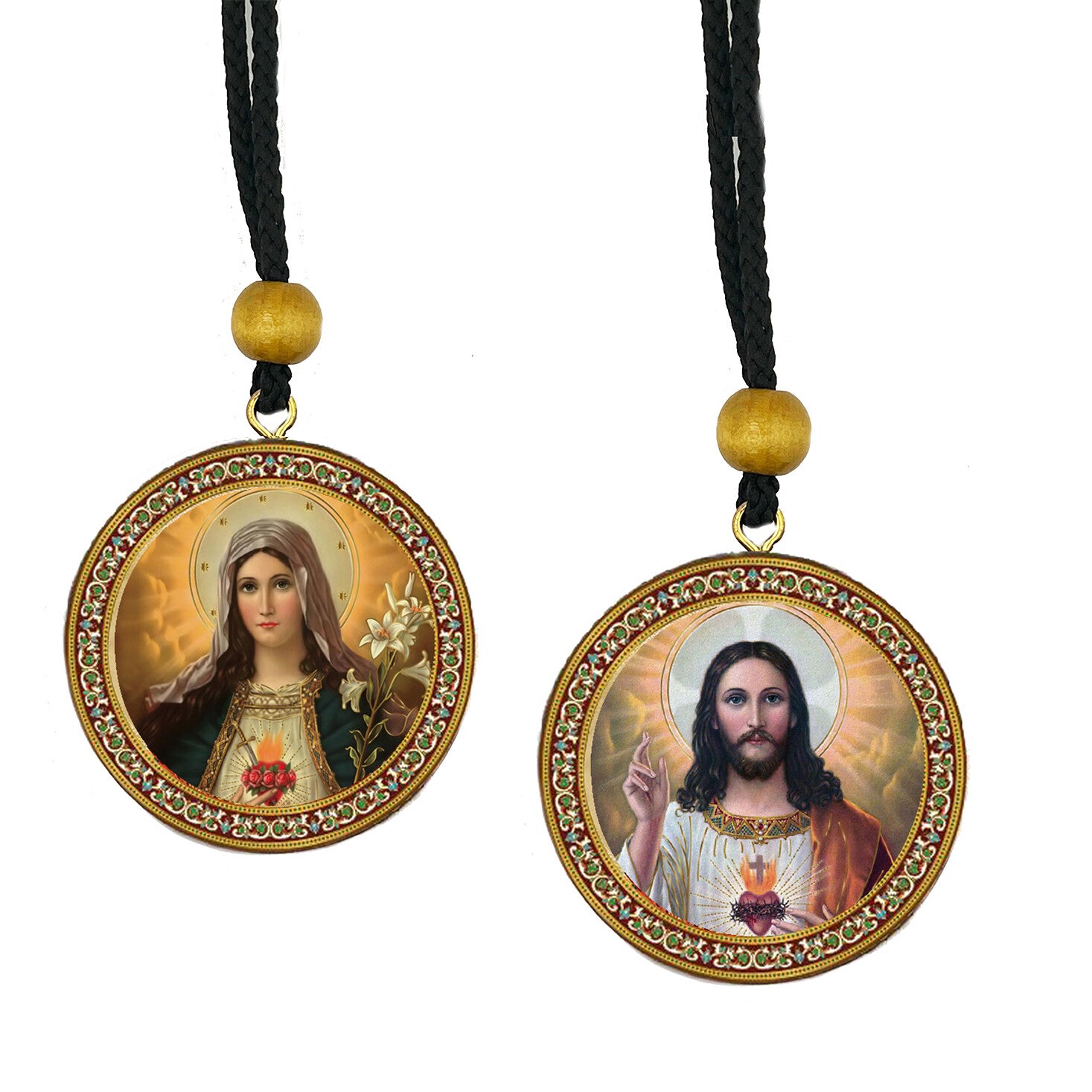 Sacred & Immculate Hearts Home & Car Icon