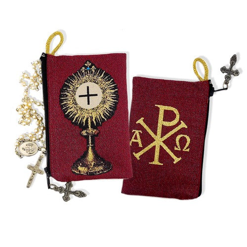 Monstrance Rosary Pouch