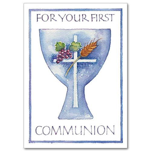 Prayers for Happiness and Joy First Communion Card