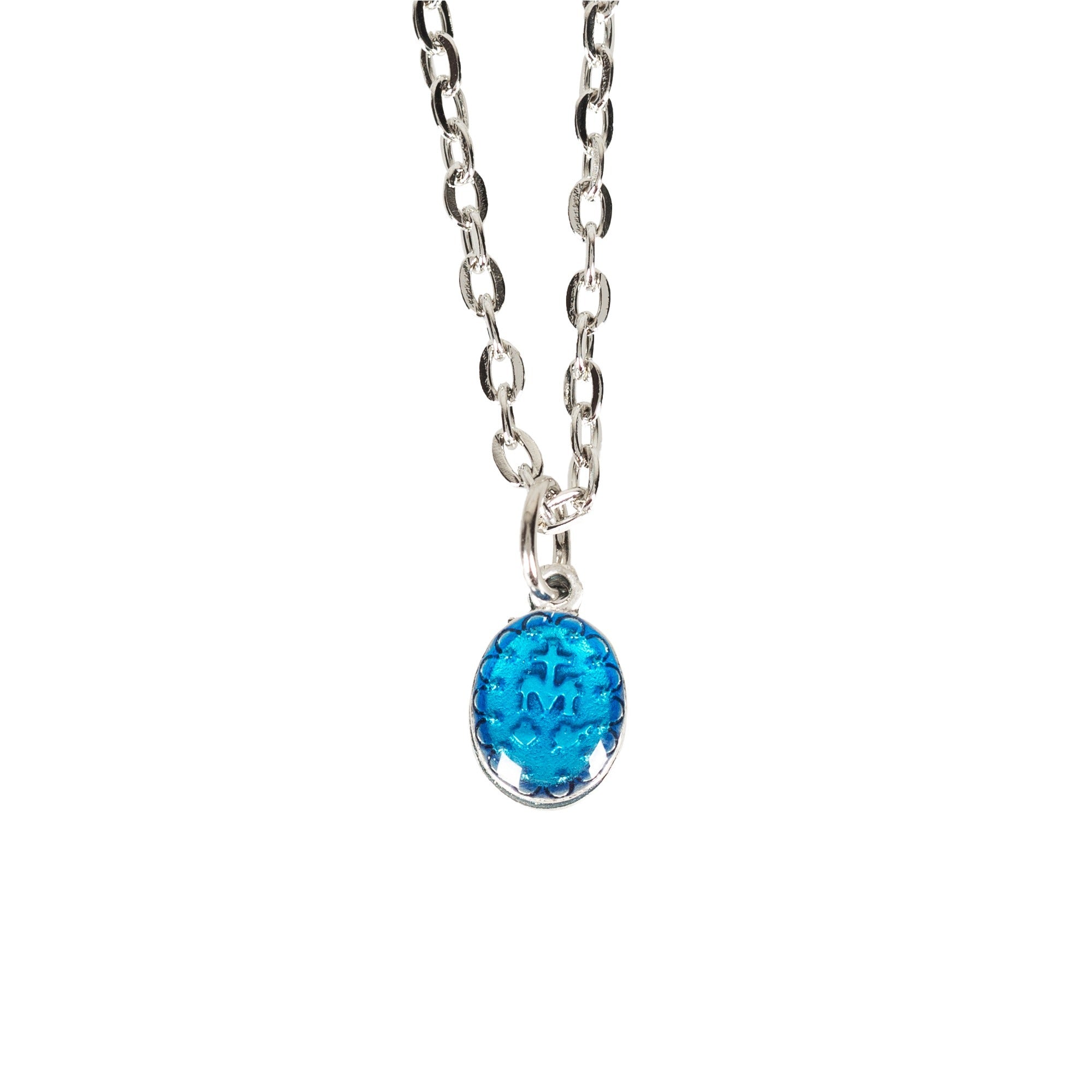 Miraculous Medal Blue Enamel (Small)