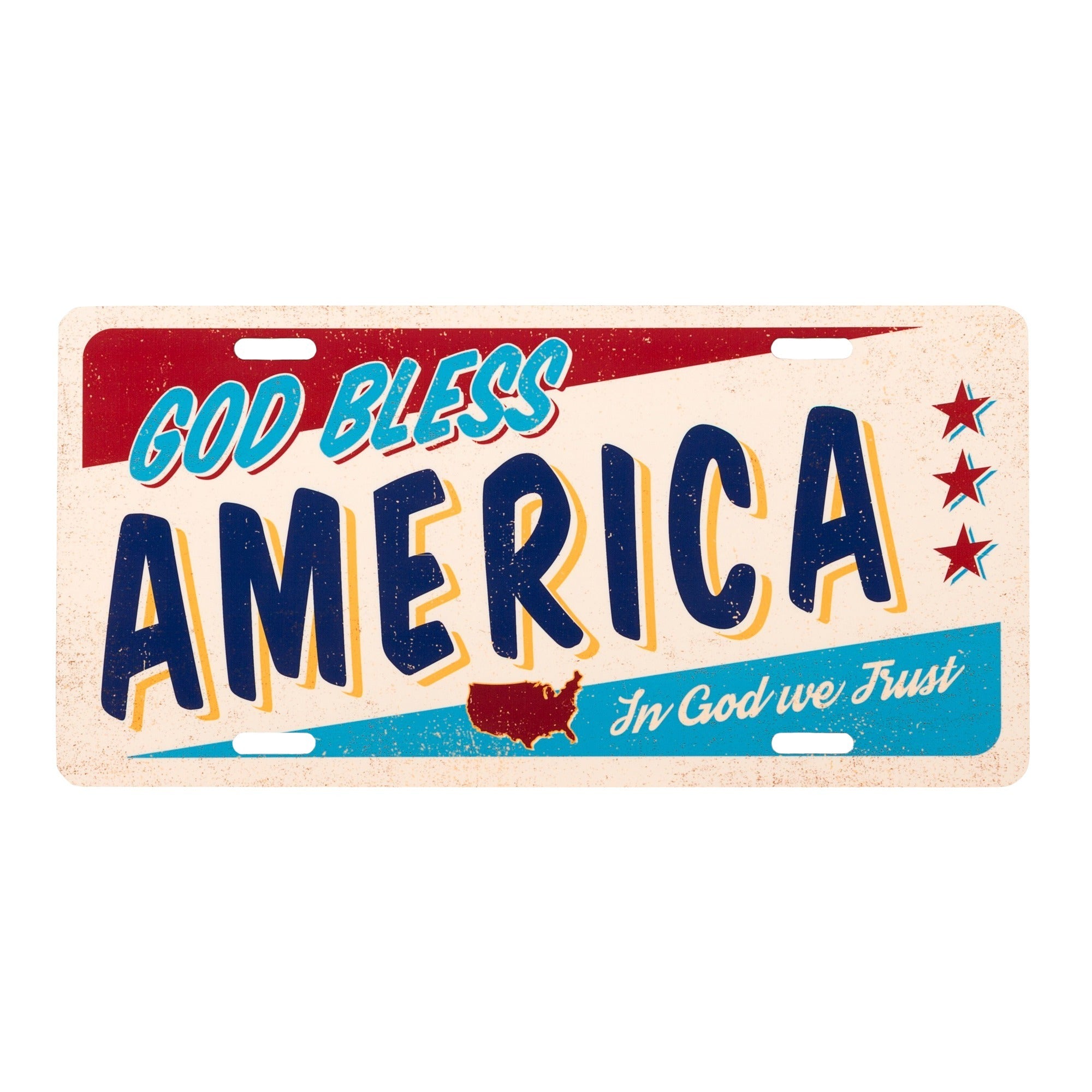 God Bless America License Plate