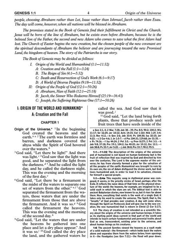 Black Large Font New Catholic Bible - Leatherette