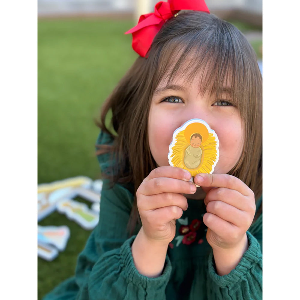 Kids In the Tub or On the Go Quiet Nativity Set - 17 Pieces