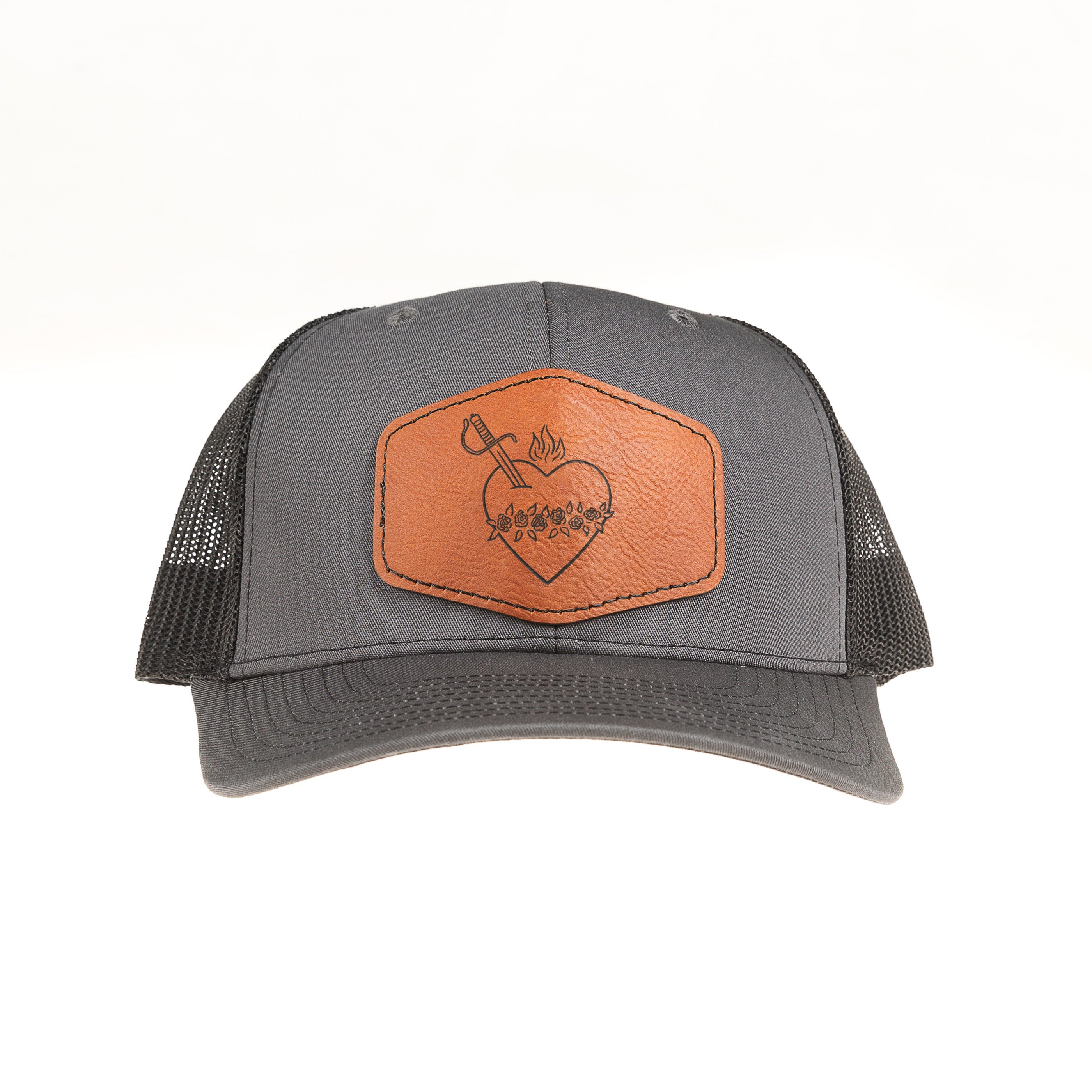 Immaculate Heart Leather Patch Ball Cap
