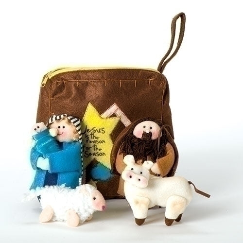 Fabric Nativity Play Set with Fabric Carrying Case