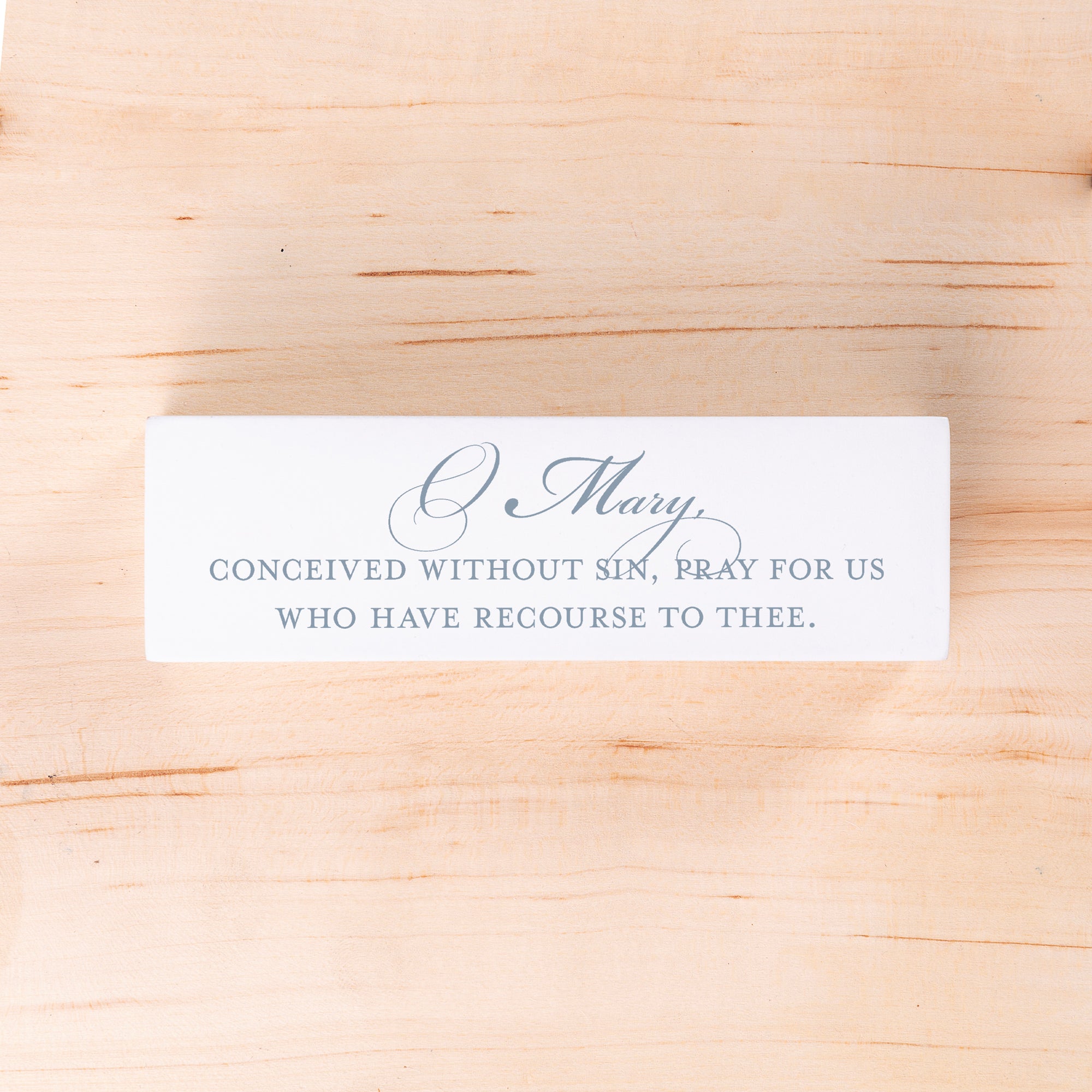 Miraculous Medal Prayer Block