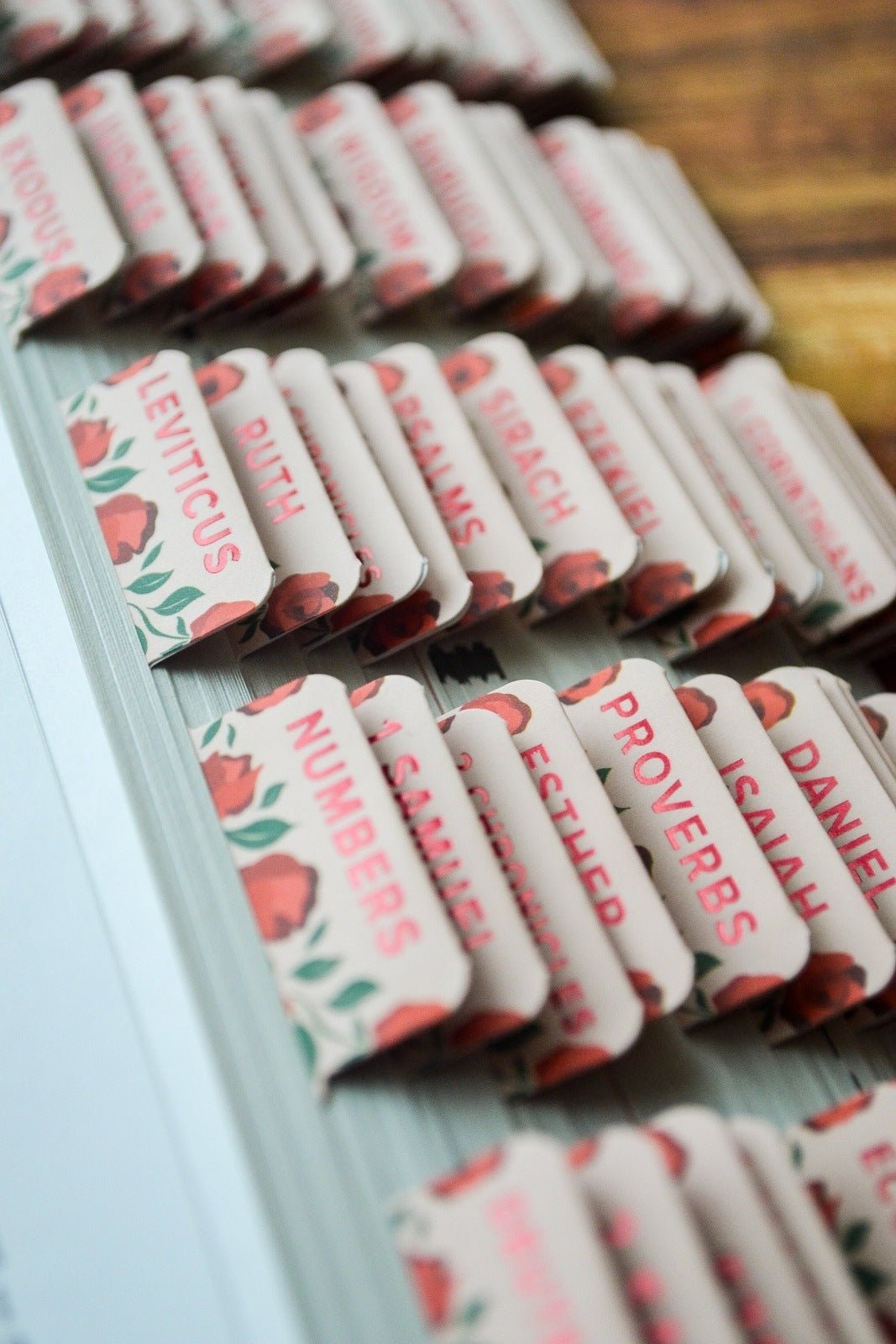 Shower of Roses Catholic Bible Tabs