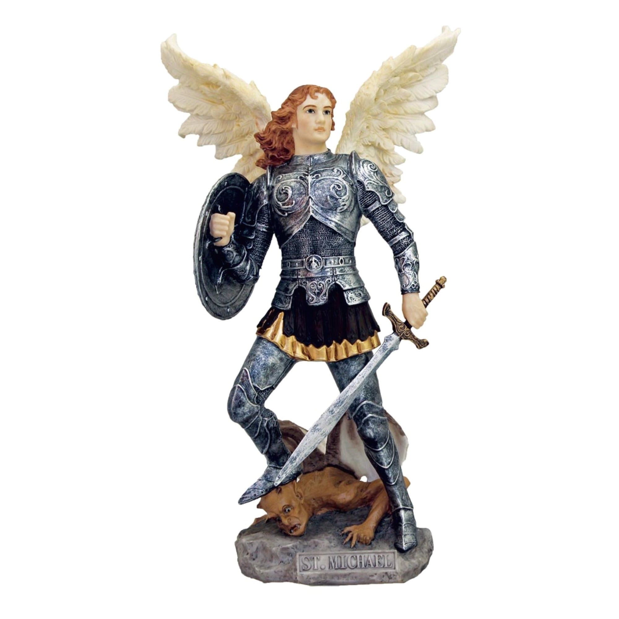 Archangel Michael - 9" Color Statue