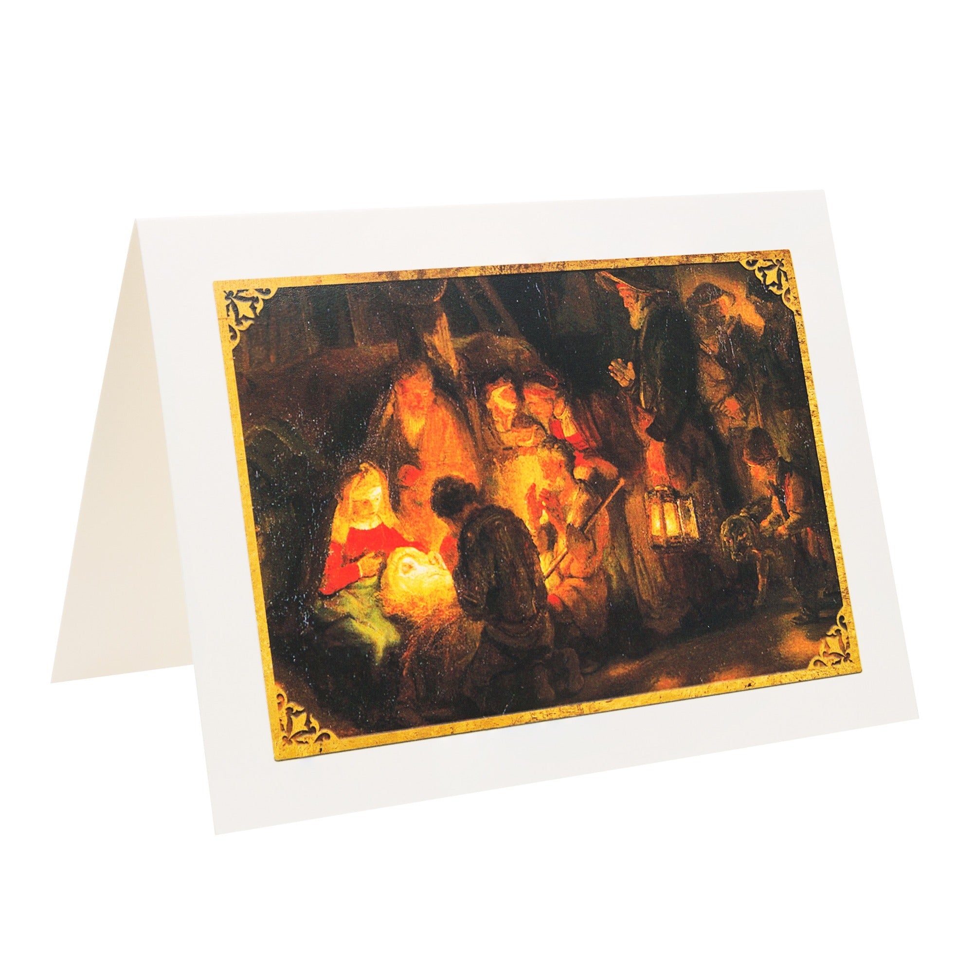Rembrandt's Pupil Adoration of the Shepherds Christmas Cards - Set of 20
