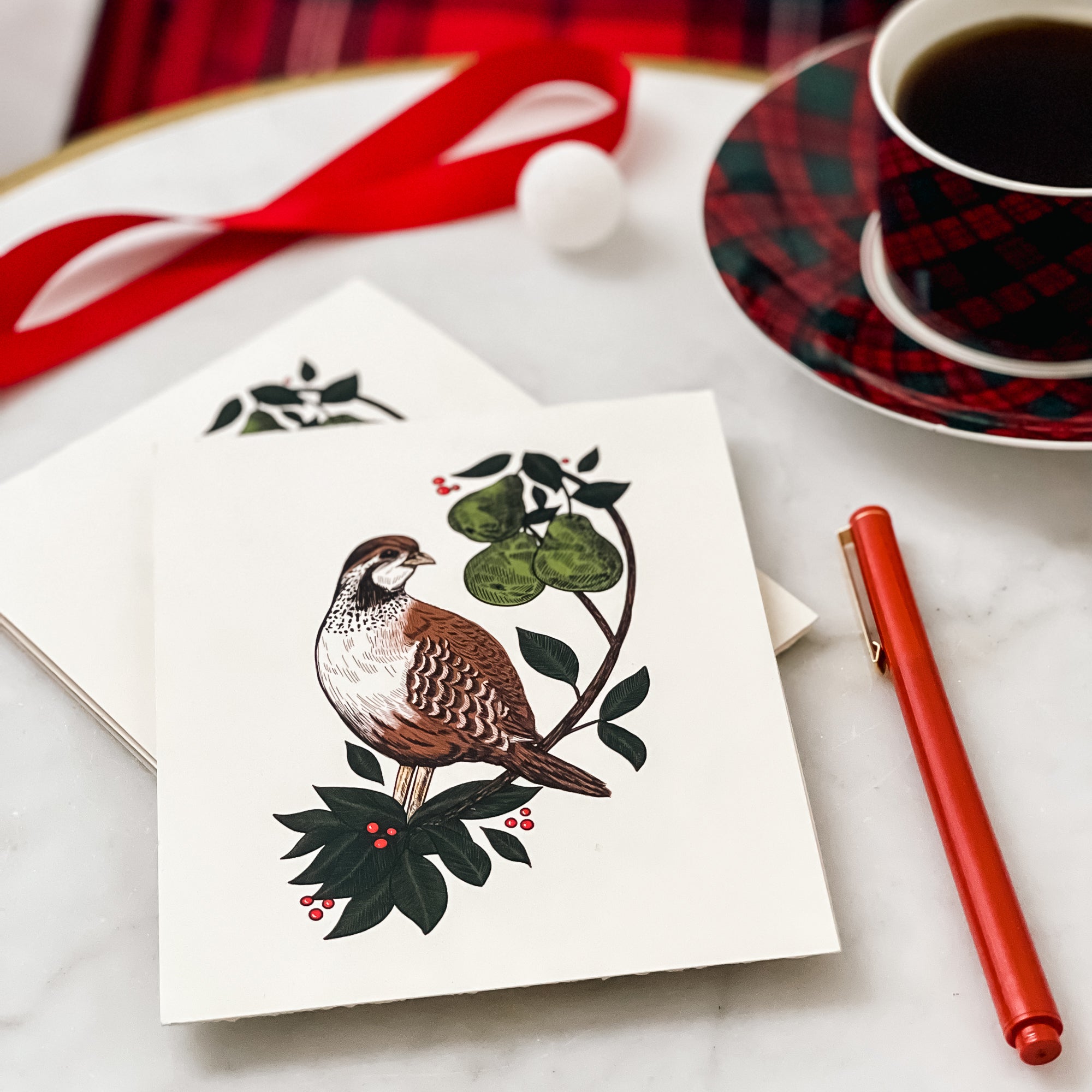 The 12 Days of Christmas Trifold Greeting Cards - Set of 12