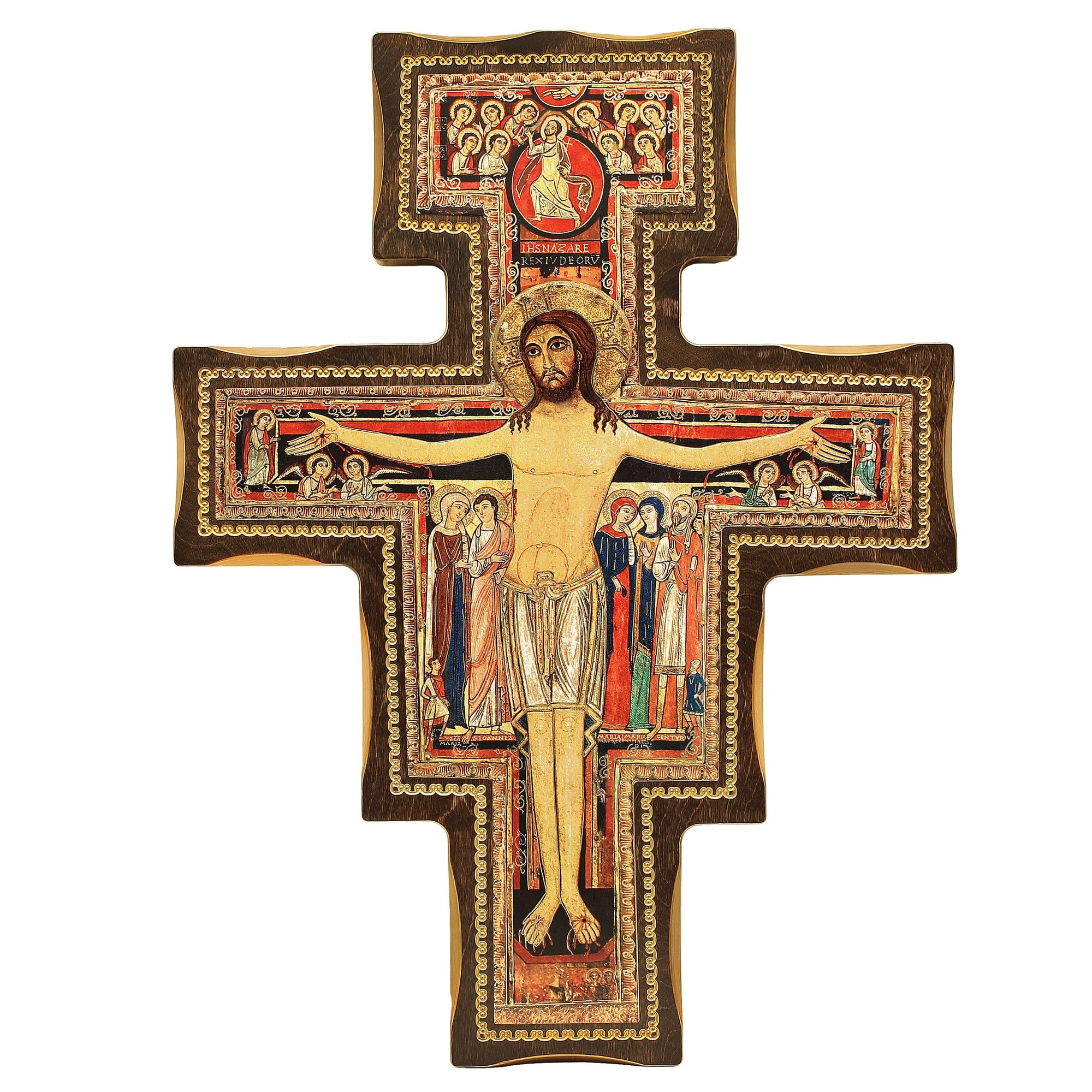 San Damiano Wall Crucifix - 18"