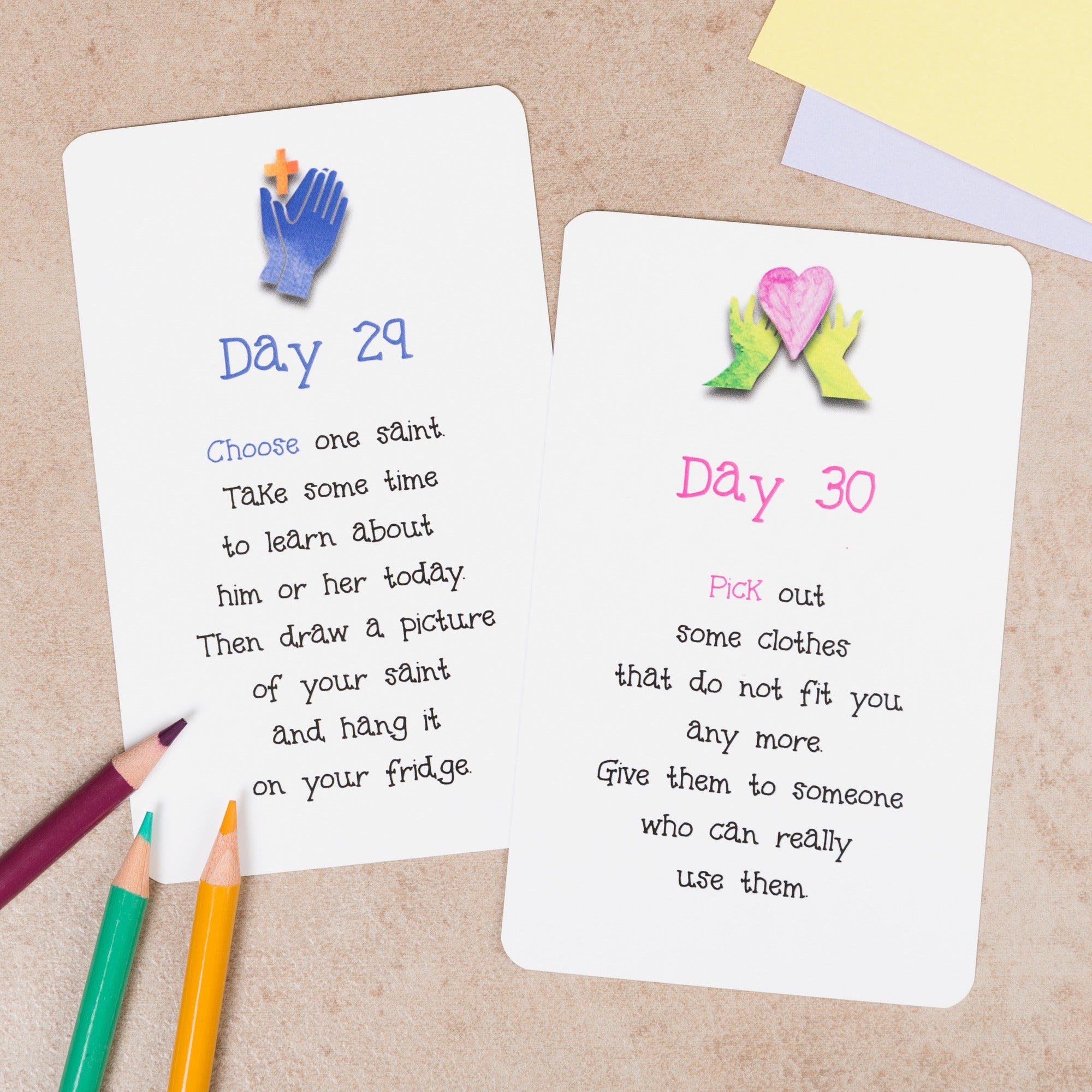 40 Days of Lent Card Pack for Children