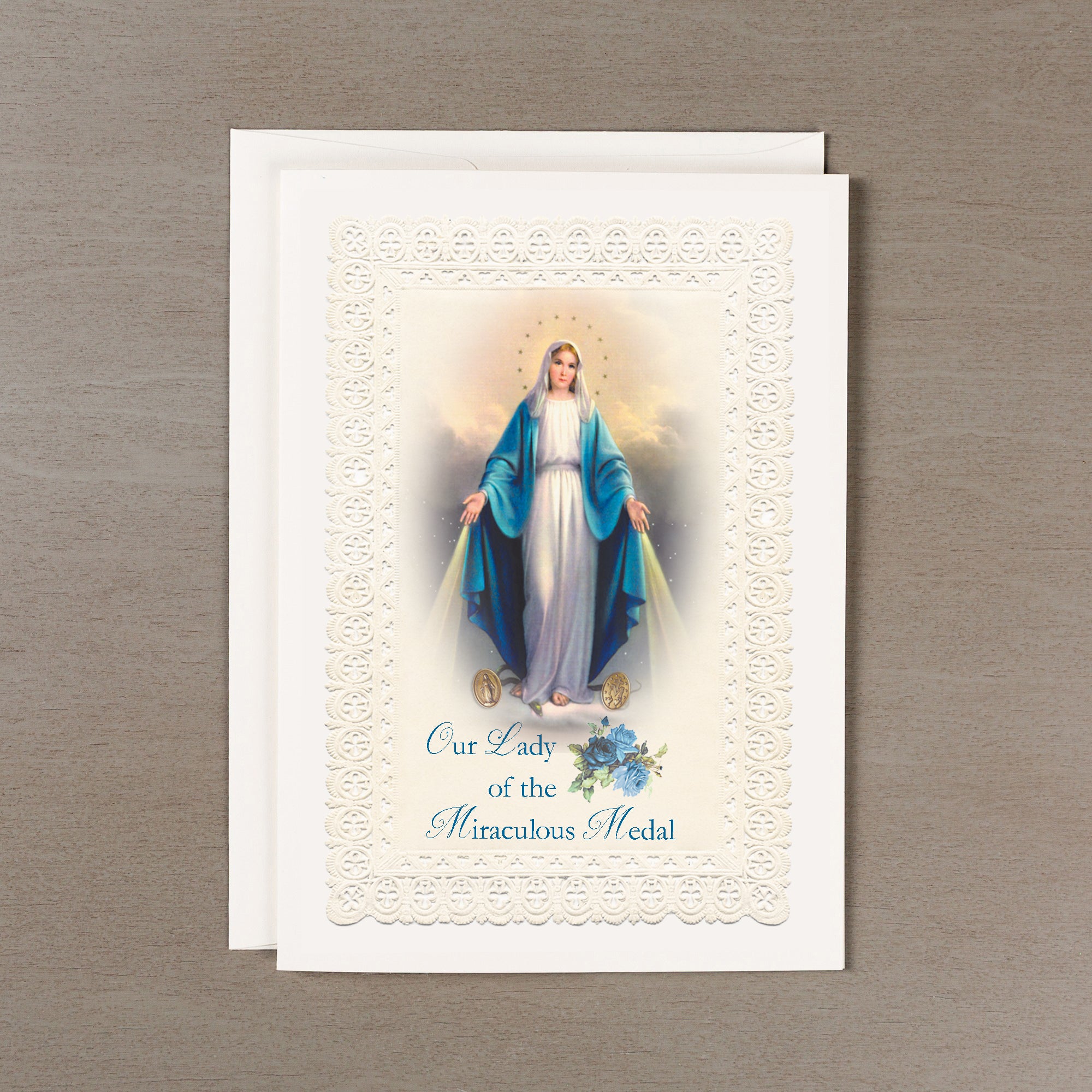 Our Lady of the Miraculous Medal Spiritual Bouquet Card