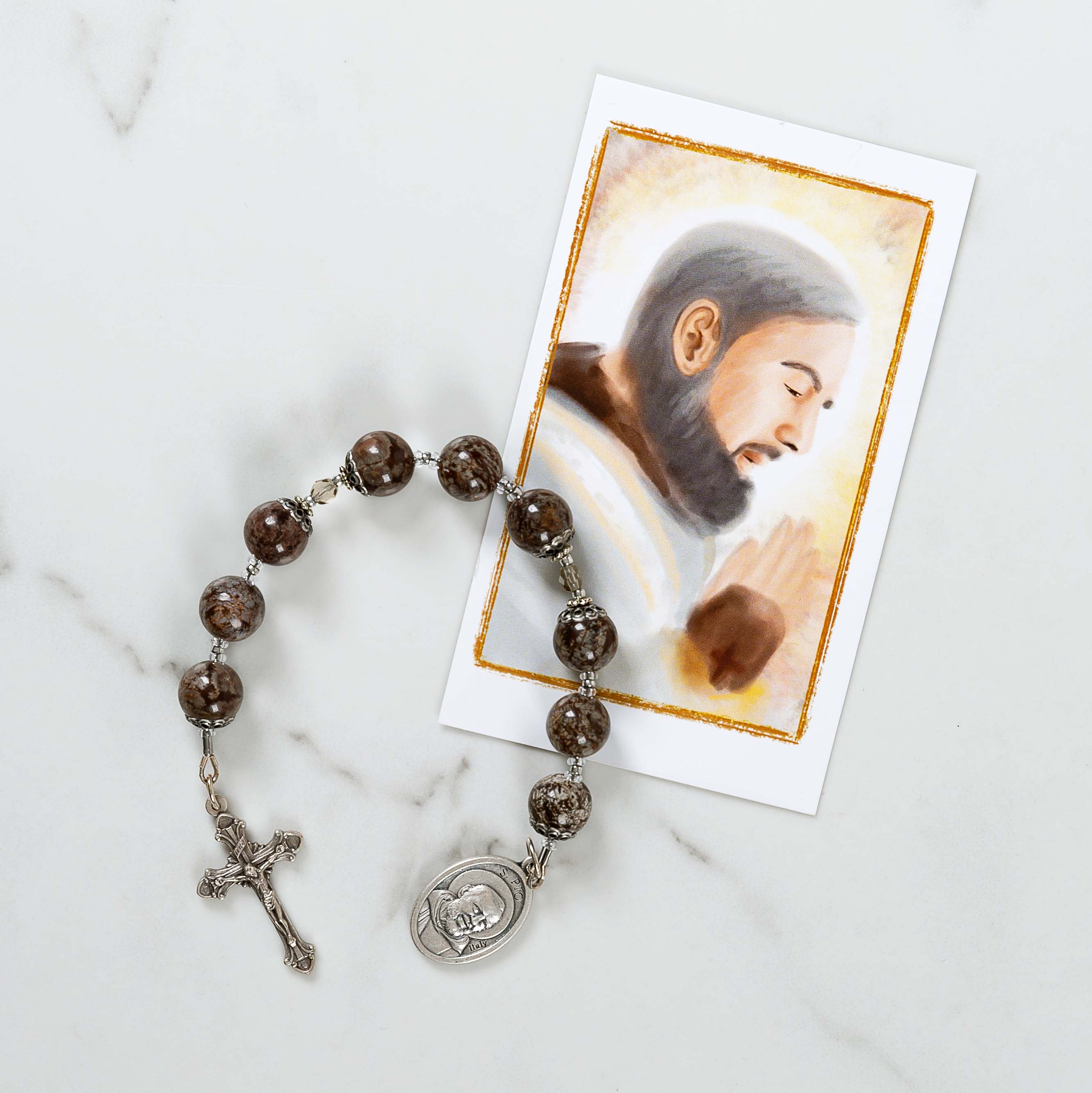 Jasper Chaplet of St. Padre Pio