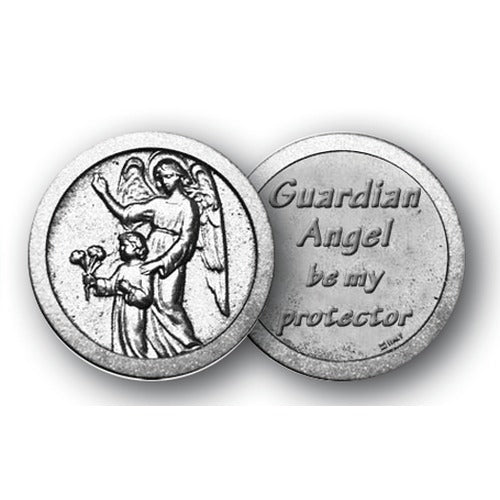 Guardian Angel Pocket Coin & Prayer Card Set