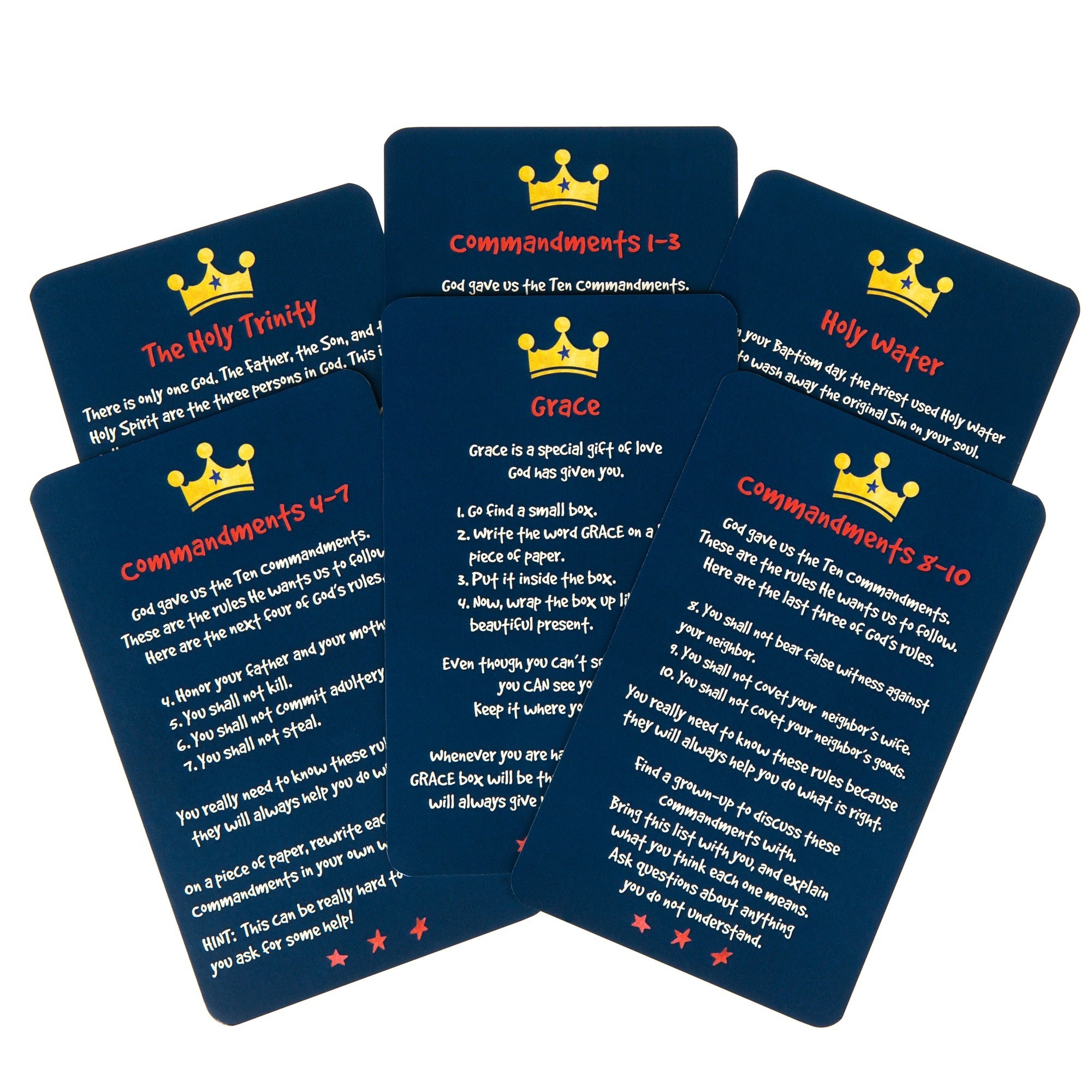 First Communion Preparation Cards - Boys